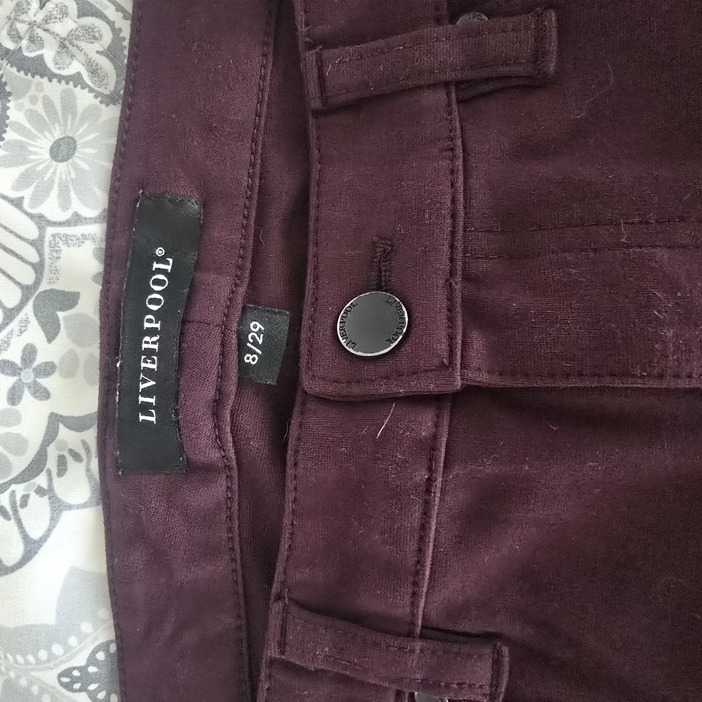 Liverpool Burgundy Pants